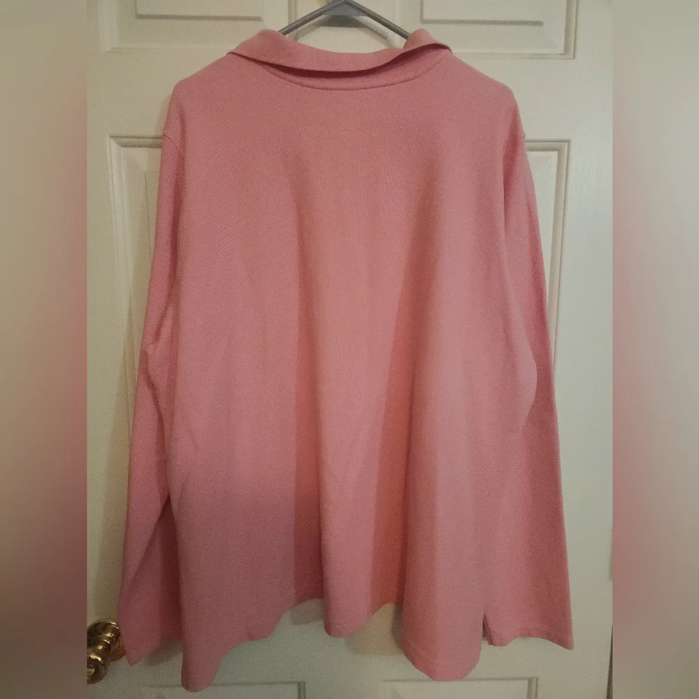 L.L. Bean Soft Pink Long Sleeve Shirt - Picture 4 of 4